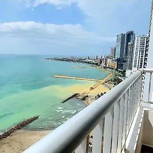 Hermoso Apartamento Vista Al Mar. Edf Palmetto 1 . Apartamento